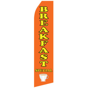 Breakfast Special econo stock feather flag