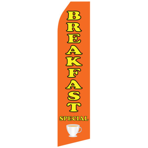 Breakfast Special econo stock feather flag