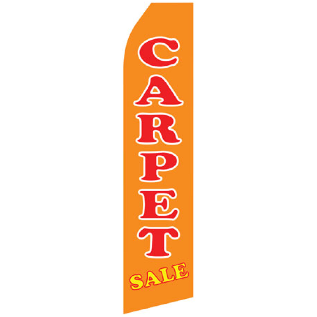 Carpet Sale econo stock feather flag