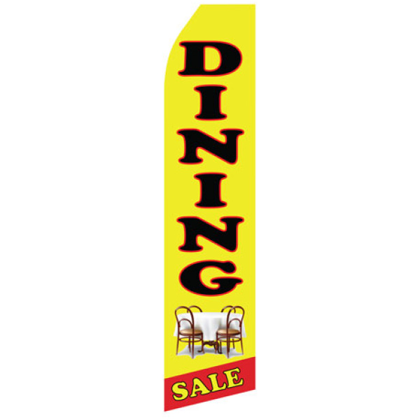 Dining Sale econo stock feather flag