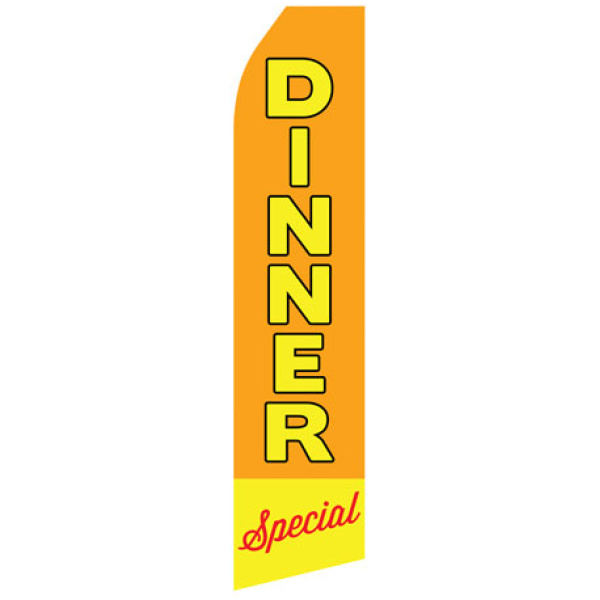 Dinner Special econo stock feather flag