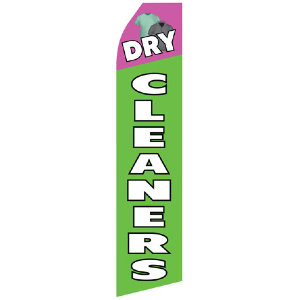 Dry Cleaners econo stock feather flag