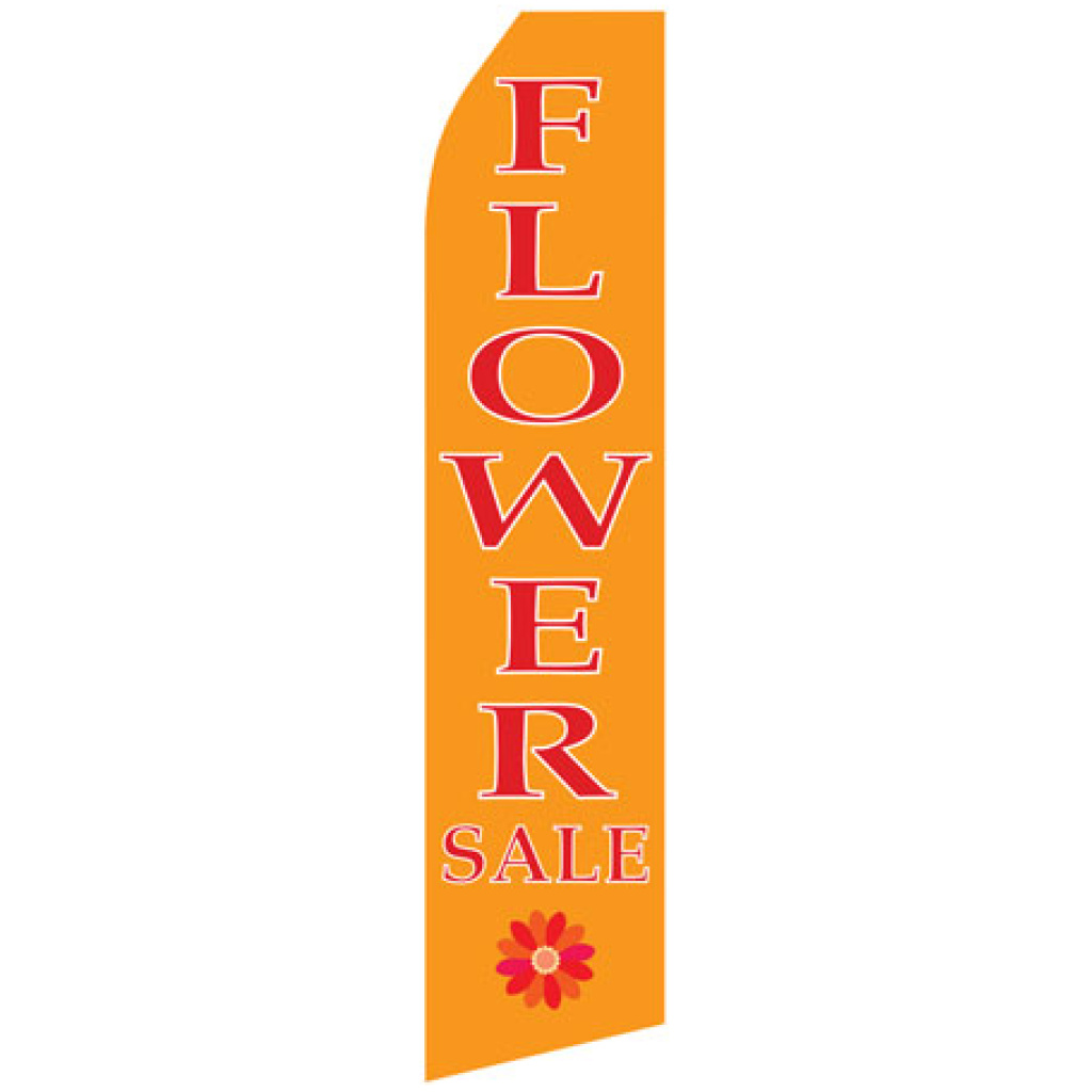 Flower Sale econo stock feather flag