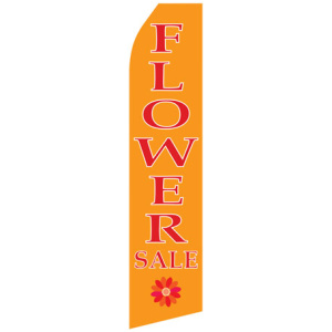 Flower Sale econo stock feather flag