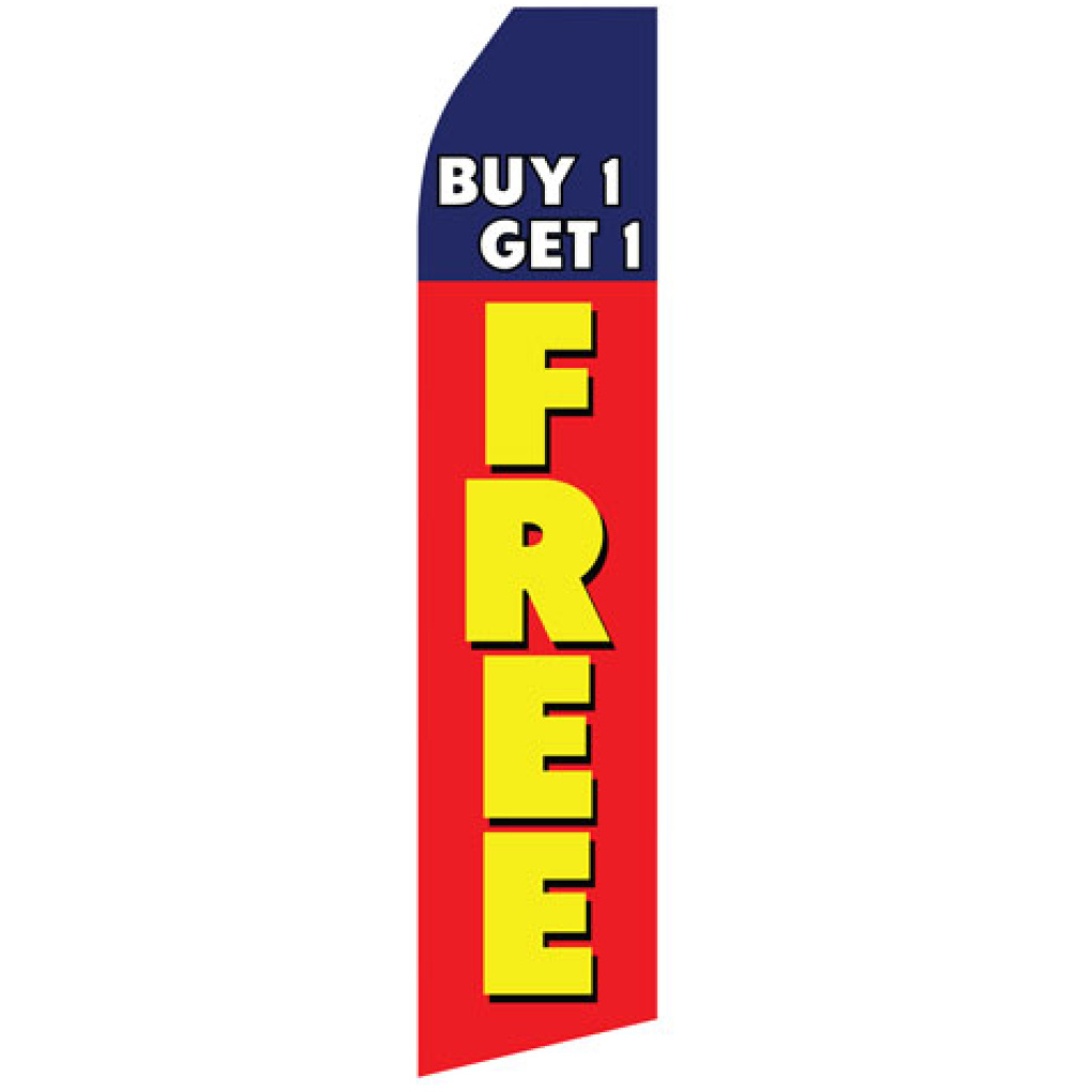 buy 1 get 1 free stock flag