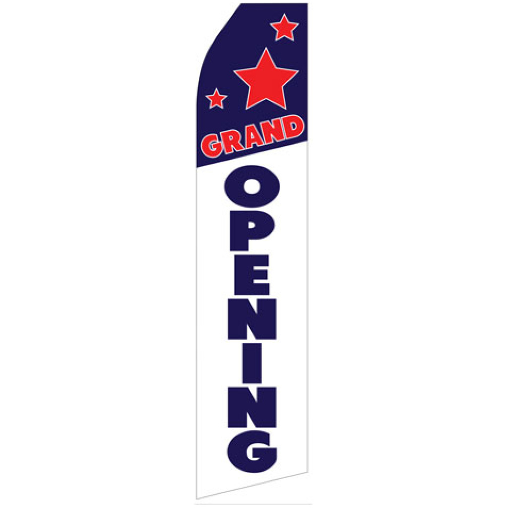 grand opening econo stock flag