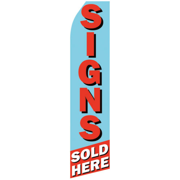 signs sold here econo stock flag