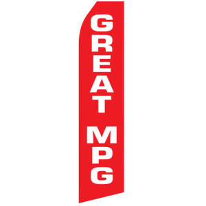 great mpg red stock flag