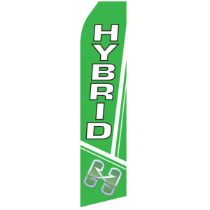 green hybrid stock flag