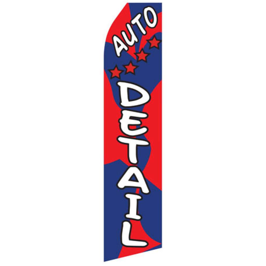 graphic of auto detail econo stock flag.