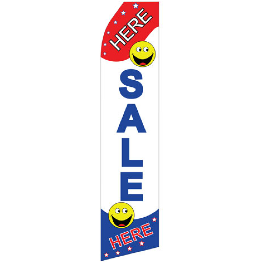 SALE Here stock flag