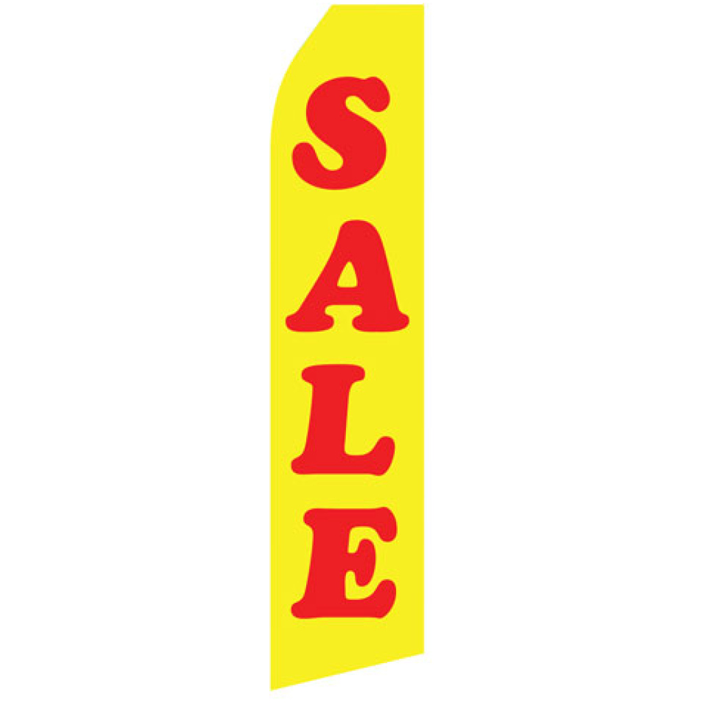 SALE yellow flag