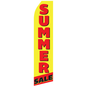 Summer Sales yellow stock flag