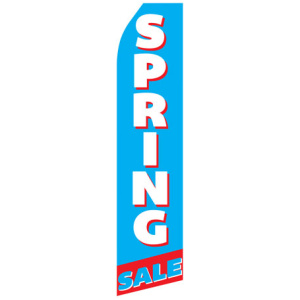 Spring Sale blue stock flag