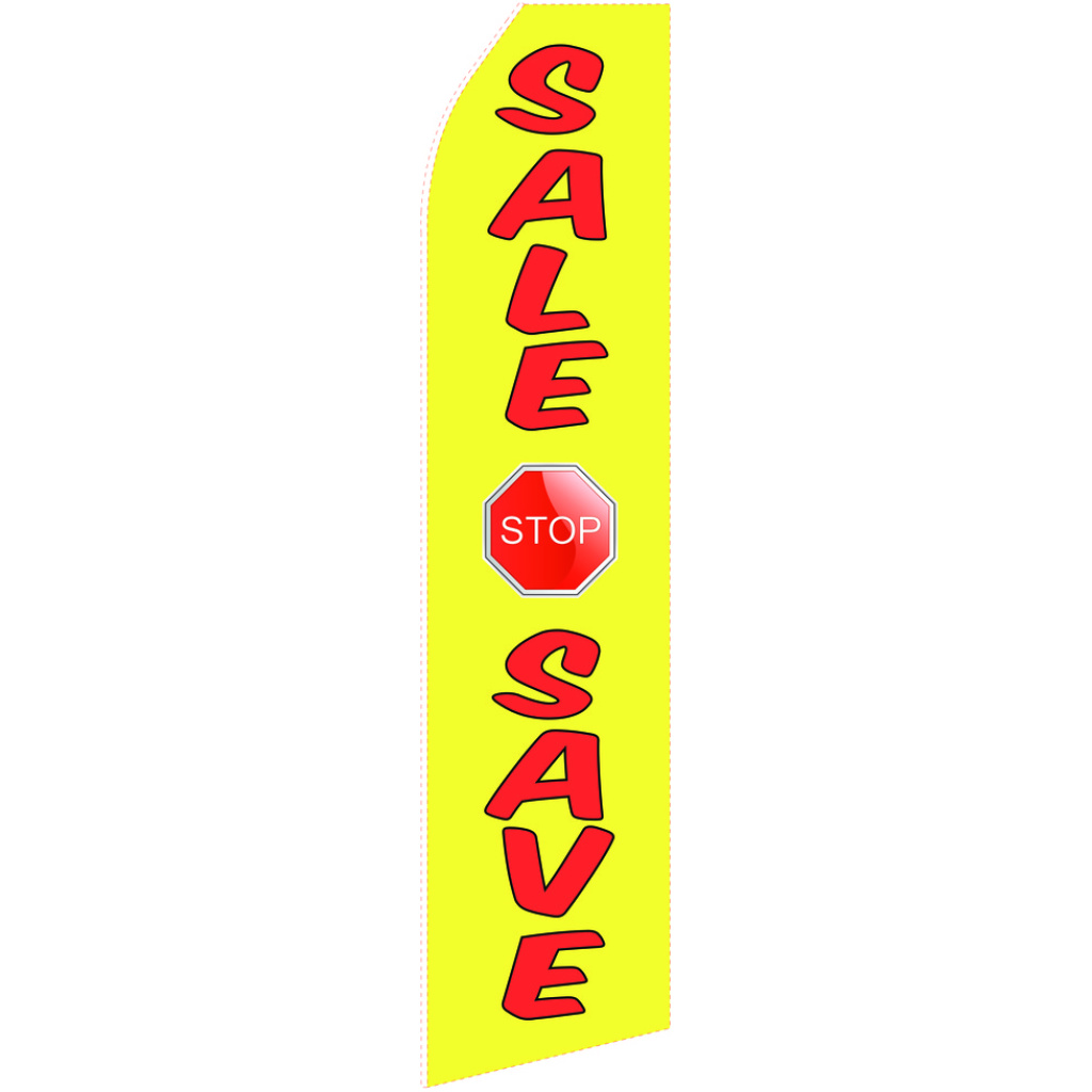 sale stop save yellow stock flag