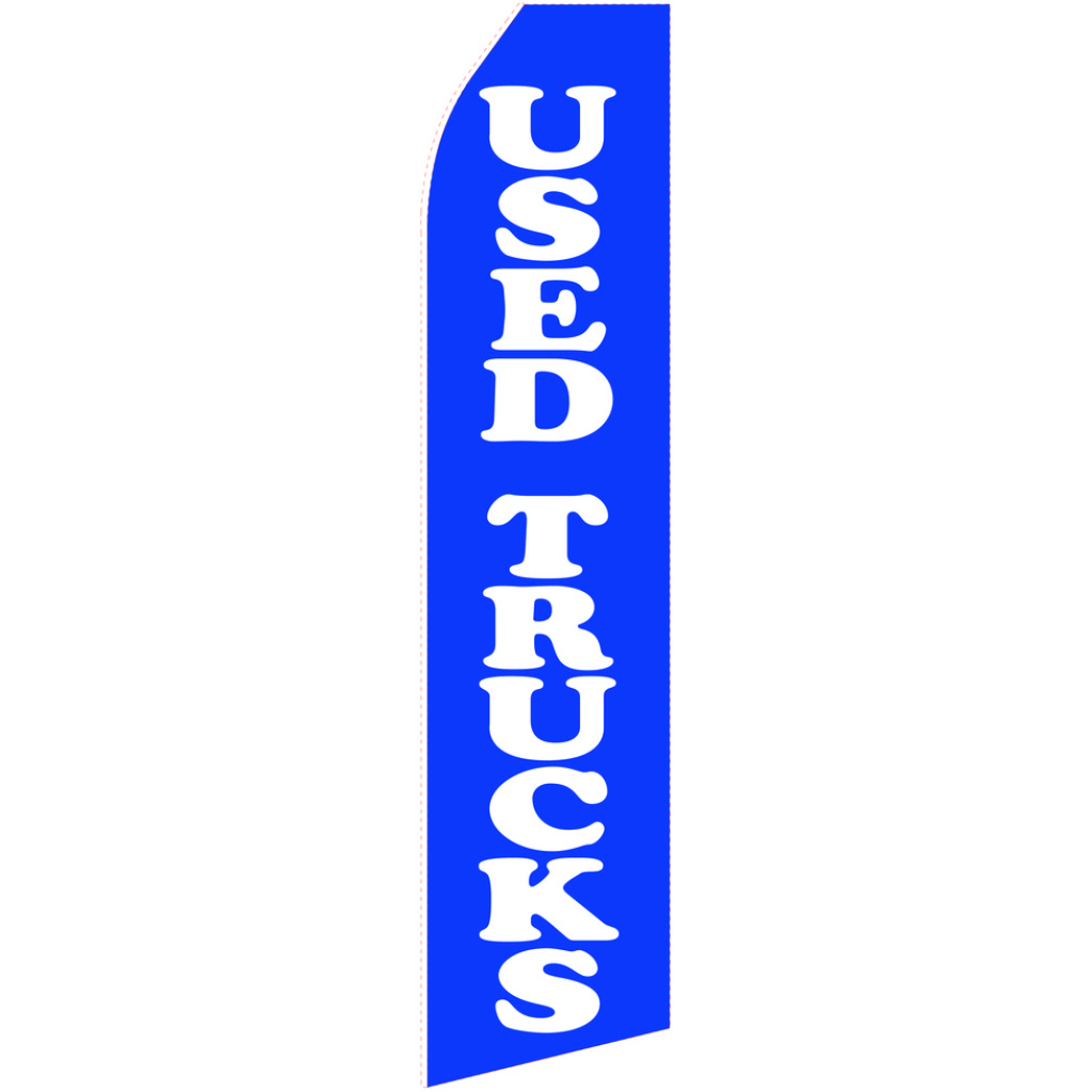 used trucks blue stock flag