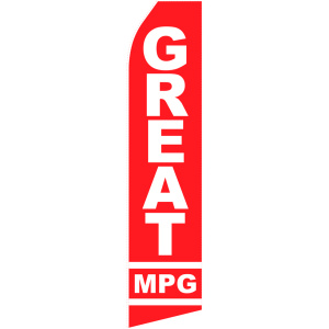 great mpg red stock flag