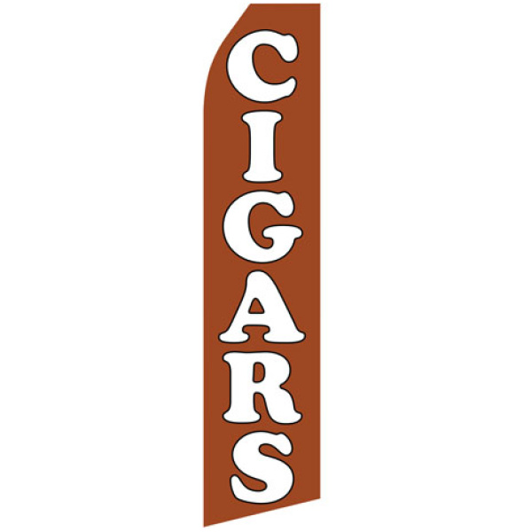 Cigars econo stock feather flag