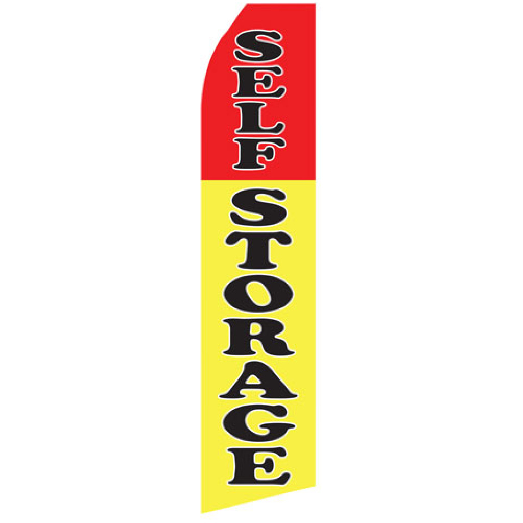 Self Storage stock feather flag