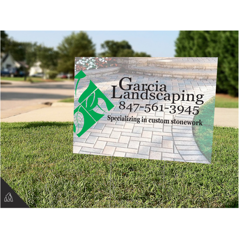 Yard Sign for Landscaping Company