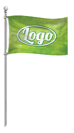 Custom Flag with Pole