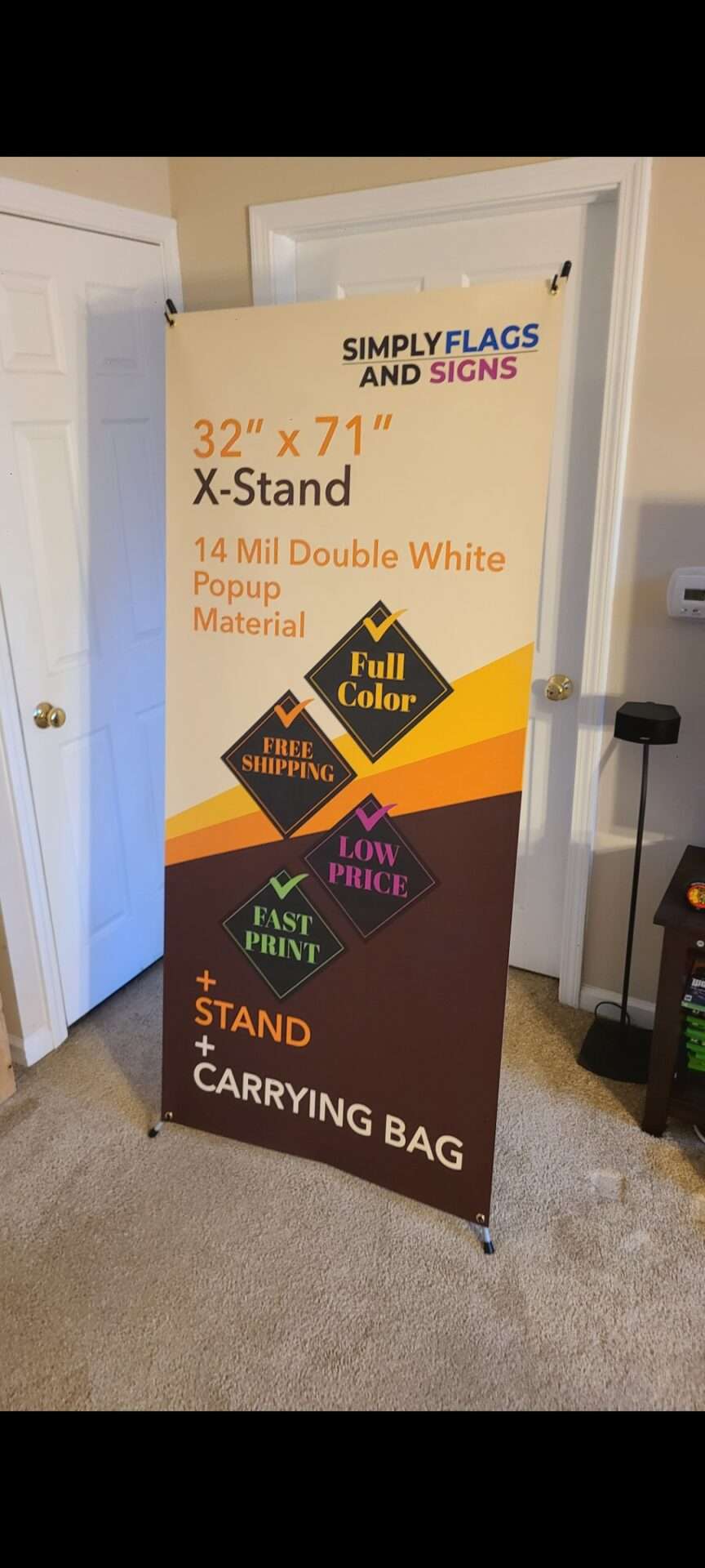 X banner stand